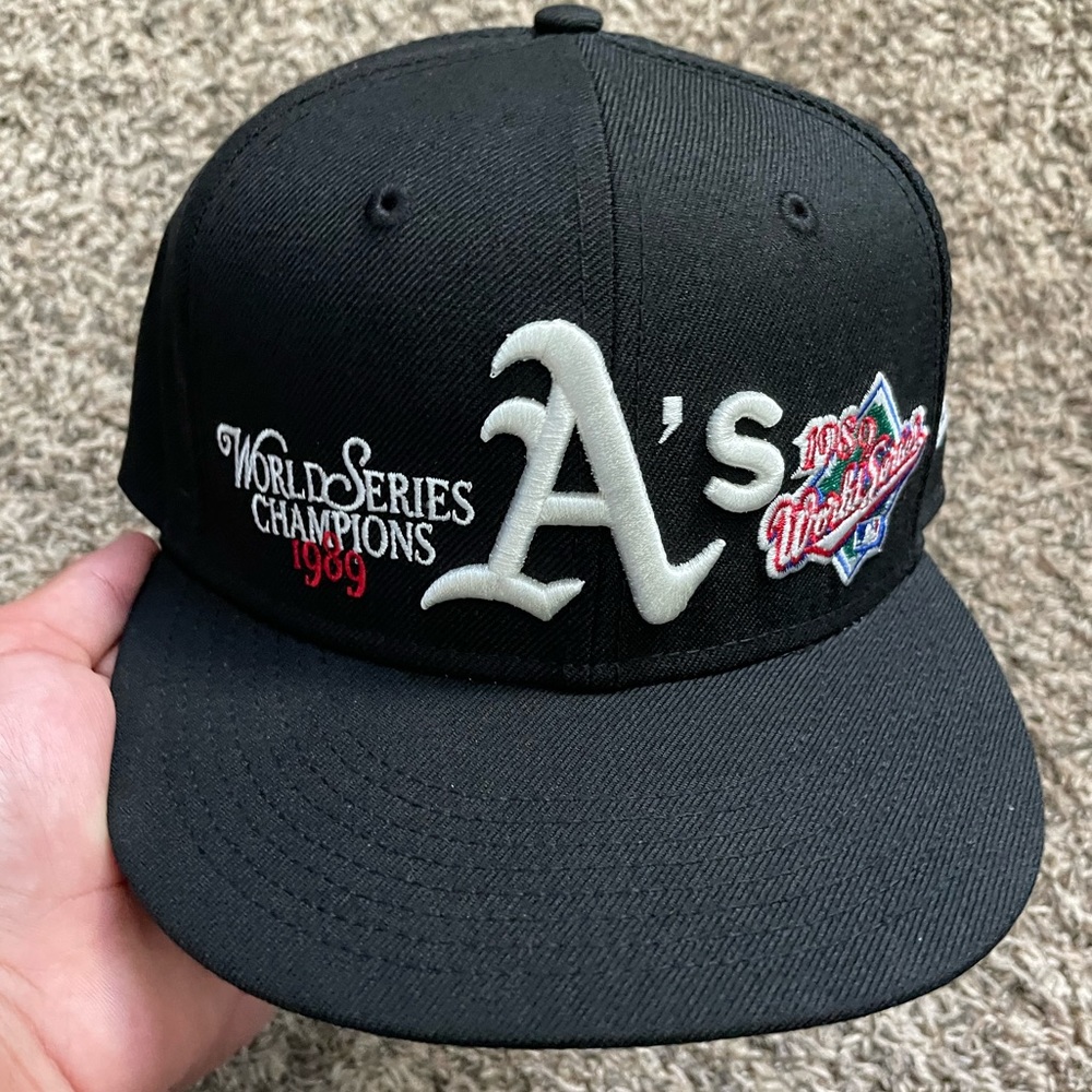 Oakland athletics 1989 World Series New Era 59Fifty fitted